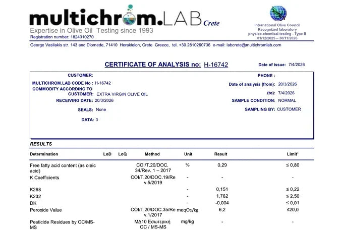 Multichrom Lab, Crete